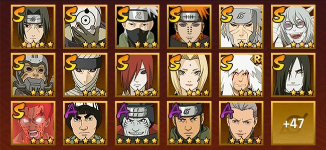 火影忍者V11 19S忍 45A忍 197忍 2662S碎片 22通灵 900W战力 前500名 上忍