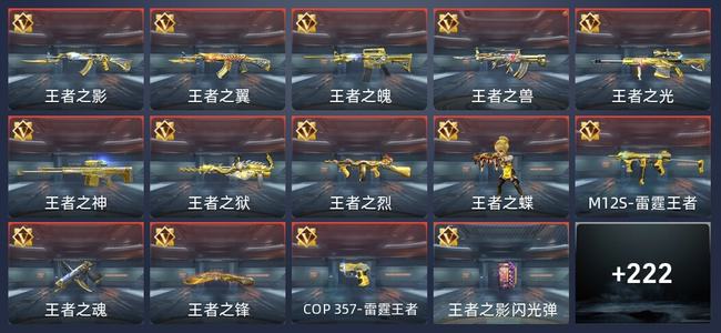 穿越火线：枪战王者V9 29王者 287英雄武器 1英雄角色 万化新锐