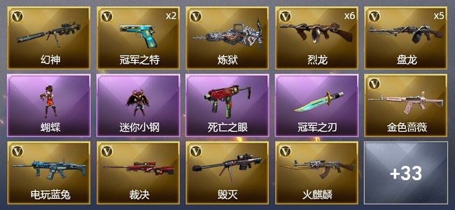 穿越火线（CF）56V武器 2V角色 22皮肤 可排位