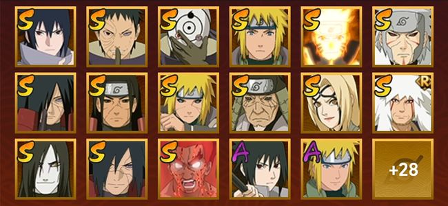 火影忍者V7 15S忍 35A忍 50忍 100W内战力 见习