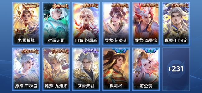 王者荣耀V8 1典藏 29传说 66史诗 242皮肤 122英雄 非凡王者