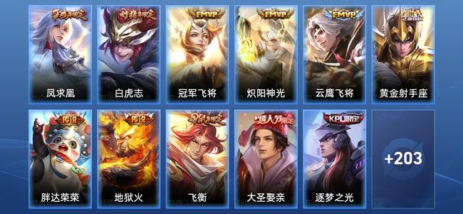 王者荣耀【苹果版】V7 8传说 53史诗 214皮肤 最强王者