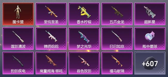 和平精英【苹果版】2载具 0升级枪 12粉装 15尾迹 257套装 132379热力 25印记