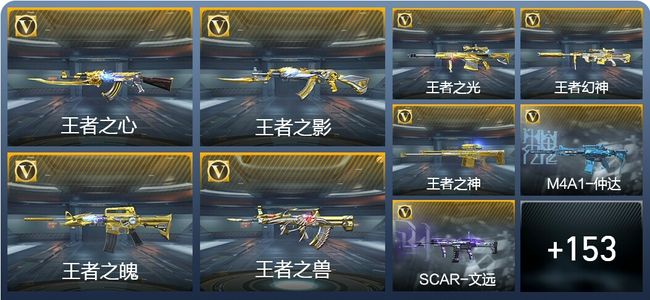 穿越火线：枪战王者V8 19王者武器 167英雄武器 2英雄角色 270万化 枪王SSS