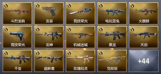 穿越火线（CF）40V武器 6V角色 14皮肤 可排位 传奇