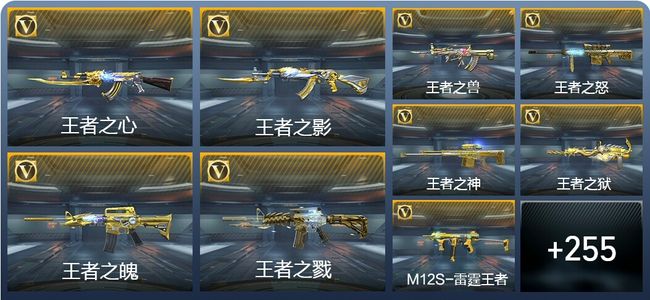 穿越火线：枪战王者V7 17王者武器 264英雄武器 7英雄角色 442万化 枪王