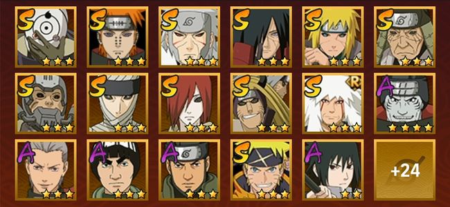 火影忍者V13 12S忍 29A忍 157忍 1649S碎片 15通灵 400W战力 见习