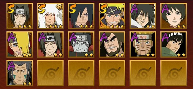 火影忍者V3 4S忍 9A忍 50忍 576S碎片 9通灵 200W战力 上忍