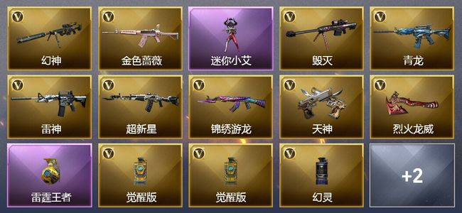 穿越火线（CF）1王者武器 13V武器 1V角色 3皮肤 可排位