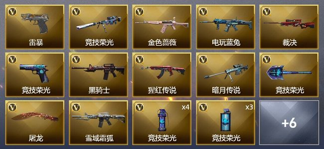 穿越火线（CF）23V武器 1V角色 3皮肤 可排位 宗师