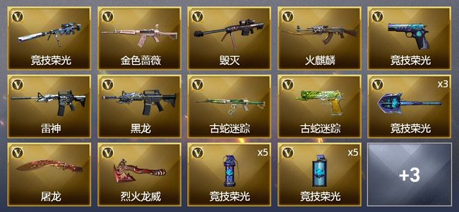 穿越火线（CF）30V武器 1V角色 5皮肤 可排位 新锐