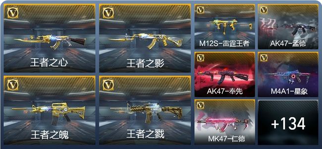 穿越火线：枪战王者V8 13王者武器 178英雄武器 4英雄角色 409万化 传奇