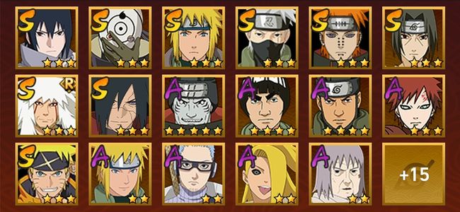 火影忍者V6 9S忍 23A忍 122忍 1206S碎片 13通灵 400W战力 上忍