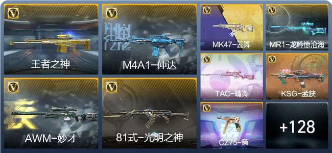 穿越火线：枪战王者V1 2王者武器 152英雄武器 5英雄角色 276万化 枪皇SSS