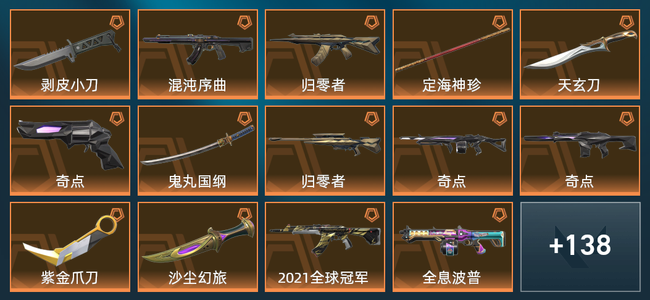 无畏契约36橙皮 18紫皮 152皮肤 91890皮肤总价值 1460已用源晶 钻石