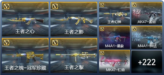 穿越火线：枪战王者V8 18王者武器 234英雄武器 7英雄角色 568万化 枪王SS