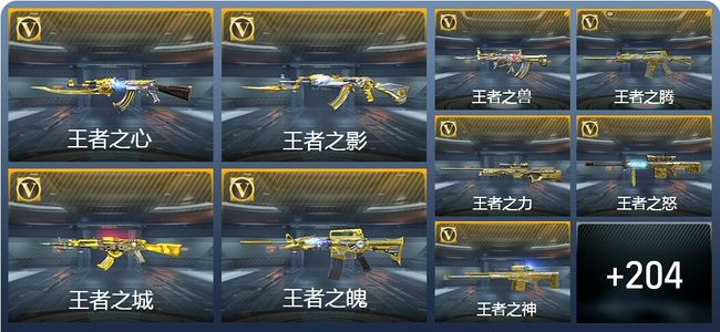 穿越火线：枪战王者V9 29王者武器 241英雄武器 8英雄角色 112万化 大师S