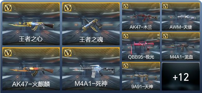 穿越火线：枪战王者V1 2王者武器 24英雄武器 新锐