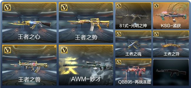 穿越火线：枪战王者【苹果版】V7 10王者武器 152英雄武器 新锐