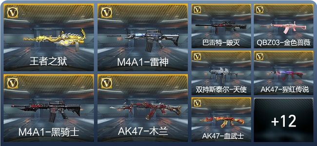 穿越火线：枪战王者V1 1王者武器 30英雄武器 新锐