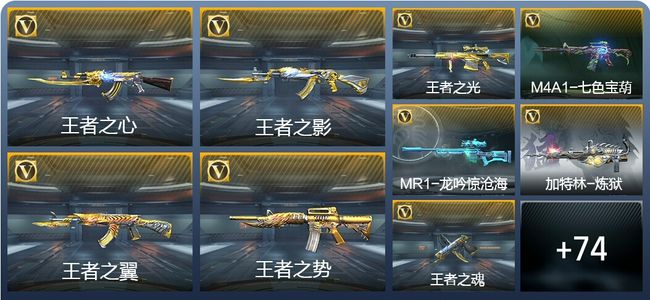 穿越火线：枪战王者V8 24王者武器 113英雄武器 新锐