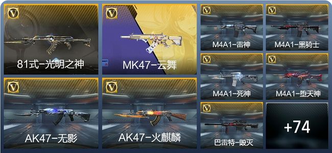 穿越火线：枪战王者83英雄武器 3英雄角色 141万化 专家