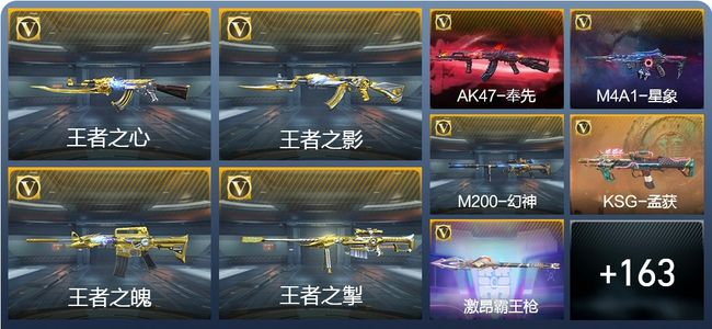 穿越火线：枪战王者V8 13王者武器 172英雄武器 3英雄角色 372万化 枪王S