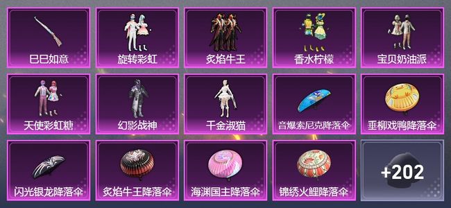 和平精英【苹果版】1升级枪 7粉装 101套装 42452热力 13印记