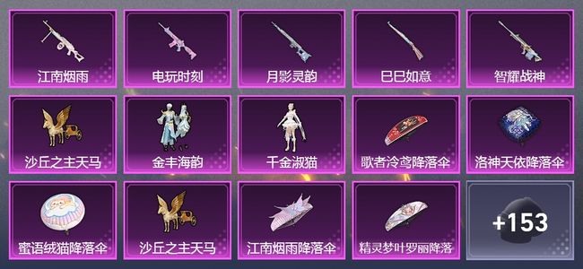 和平精英7升级枪 3粉装 2飞行器 109套装 47201热力 6印记
