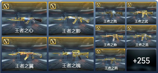 穿越火线：枪战王者V10 48王者武器 288英雄武器 13英雄角色 753万化 枪皇S