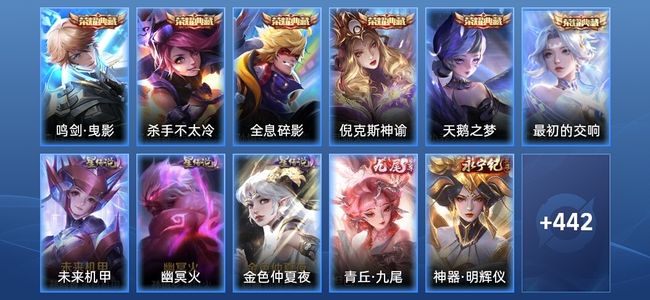 王者荣耀【苹果版】V10 6典藏 2无双 4星传说 58传说 139史诗 450皮肤 永恒钻石II