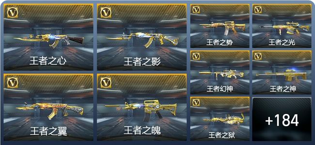 穿越火线：枪战王者V9 38王者武器 233英雄武器 新锐