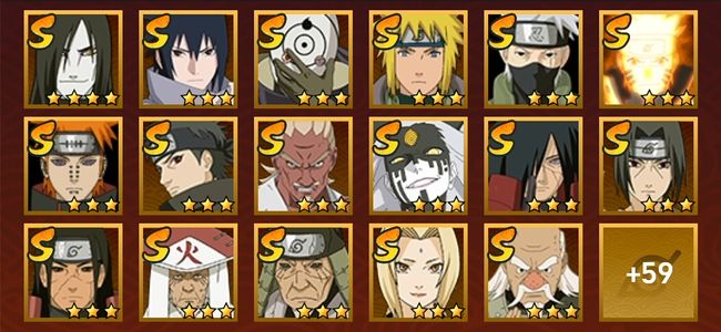 火影忍者V12 27S忍 50A忍 224忍 3441S碎片 21通灵 1000W战力 前500名 中忍