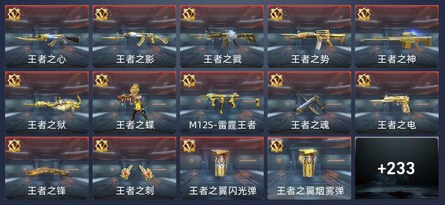 穿越火线：枪战王者V8 22王者 238英雄武器 9英雄角色 530万化 枪王