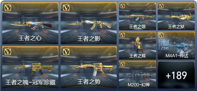 穿越火线：枪战王者25王者武器 198英雄武器 8英雄角色 408万化 传奇