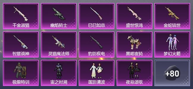 和平精英【苹果版】1载具 8升级枪 9粉装 193枪皮 136套装 星钻