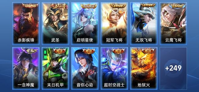 王者荣耀【苹果版】V8 1典藏 10传说 62史诗 260皮肤 永恒钻石V