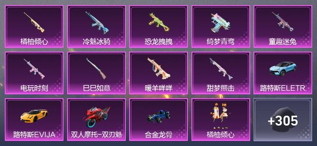 和平精英【苹果版】4载具 13升级枪 18粉装 0尾迹 246套装 0热力 0印记