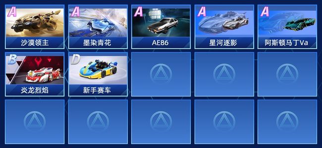 QQ飞车手游5永久A车 7永久赛车 7宠物 男号 星耀
