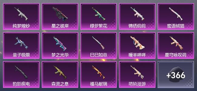 和平精英【苹果版】1载具 15升级枪 8粉装 0尾迹 164套装 74783热力 13印记