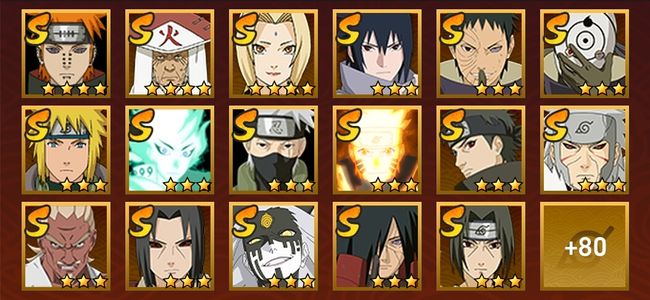 火影忍者V11 41S忍 56A忍 249忍 4823S碎片 22通灵 1000W战力 前100名 影级