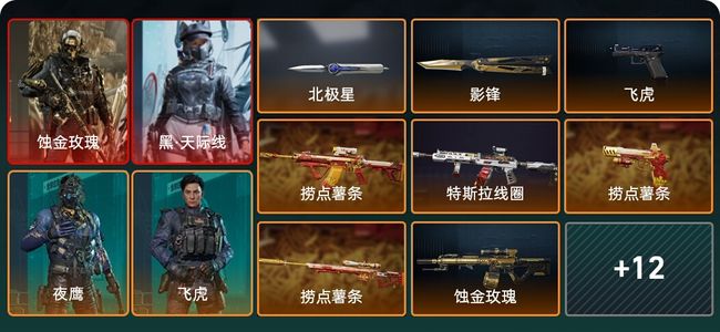 三角洲行动总资产504M 5干员外观 钻石