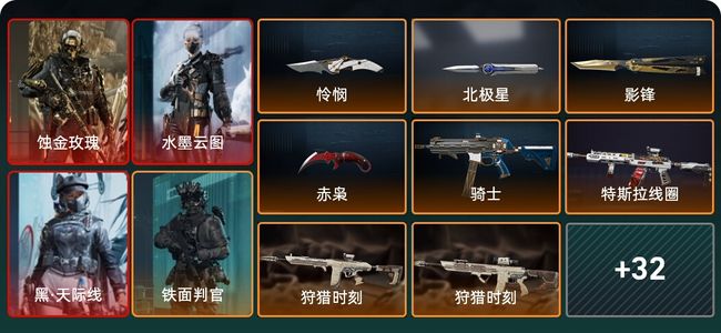 三角洲行动总资产185M 8干员外观 钻石