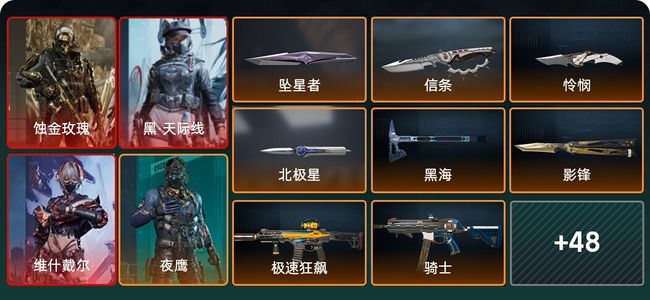 三角洲行动总资产269M 11干员外观 6传说近战 52传说枪械 黑鹰