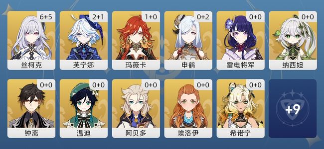 原神51黄 38角色黄 13武器黄 20五星角色 8五星武器 男主 60级