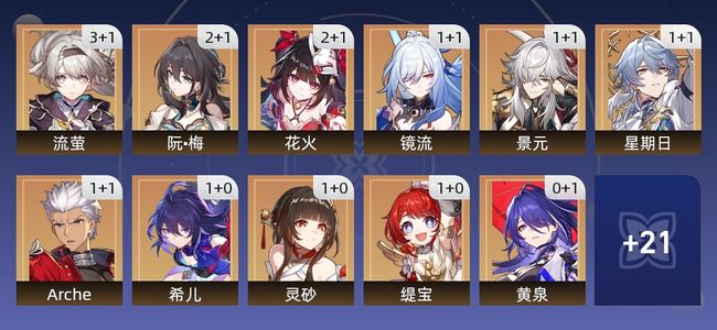 崩坏：星穹铁道80黄 60角色黄 20光锥黄 32五星角色 16五星光锥 70级 男主