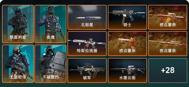 三角洲行动总资产37M 5干员外观 1传说近战 35传说枪械 黄金