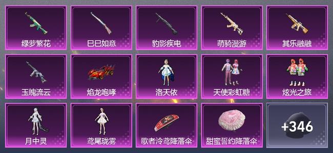 和平精英【苹果版】1载具 6升级枪 5粉装 0尾迹 200套装 74249热力 20印记