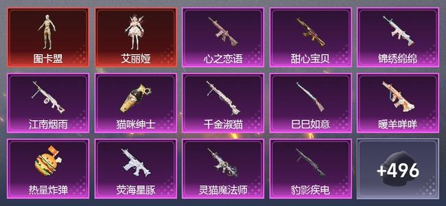 和平精英【苹果版】4载具 25升级枪 29粉装 17尾迹 276套装 140952热力 22印记