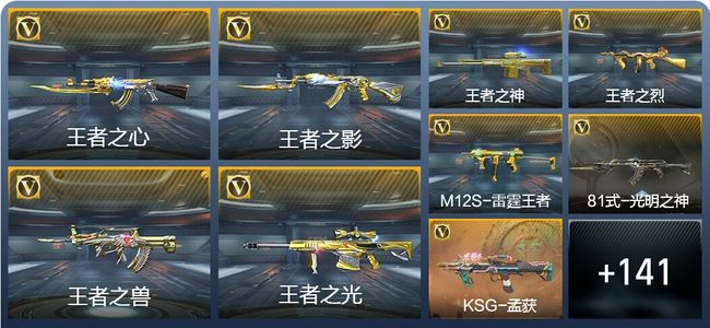 穿越火线：枪战王者V8 16王者武器 161英雄武器 6英雄角色 290万化 枪神